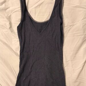 Lululemon Athletica Dark Gray Tank Top